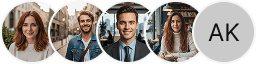 Bloc de recenzie trading Dac Valutrox cu mai mulți profiluri de investitori reprezentați prin avatare
